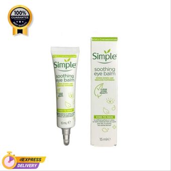کرم دور چشم سیمپل simple اورجینال مدل soothing eye balm حجم 15 میل