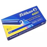 کاتریج (فشنگی) پلیکان (Pelikan)  بسته 5 تایی بلند رنگبندی ( آبی - مشکی )