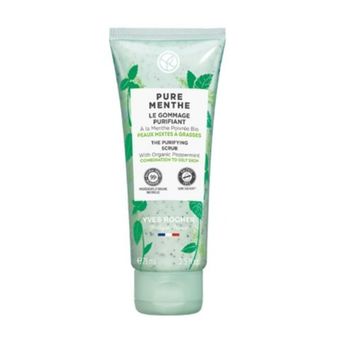 اسکراب شفاف کننده ایوروشه مدل Pure Menthe حجم 75 میلی لیتر