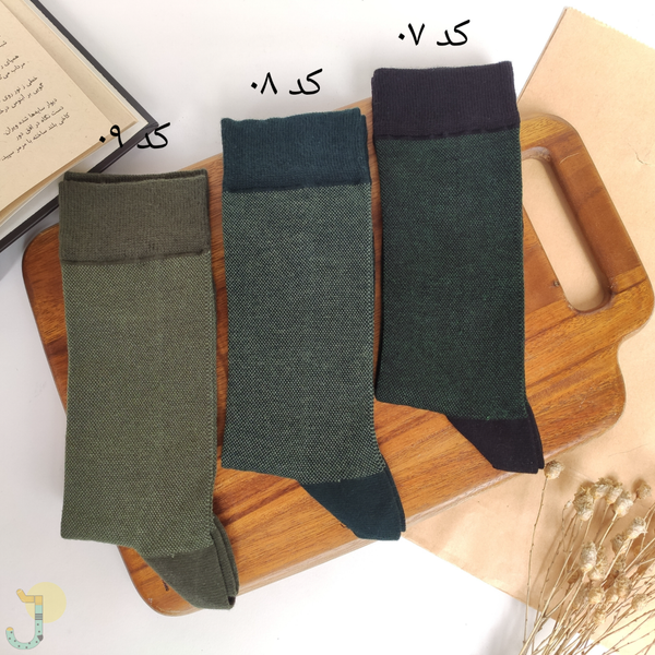 جوراب ساقدار مردانه جودون ساده برند بارکد