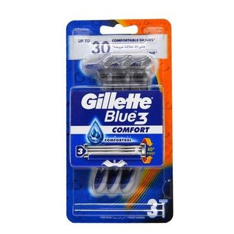 خودتراش 3 لبه ژیلت Gillette مدل Blue 3 Comfort بسته 3 عددی
