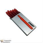 کاتریج (فشنگی) خودنویس لامی(Lamy) کد T10 بسته 5 تایی حجم (مشکی-آبی-قرمز-سبز-نارنجی-زرد-صورتی-فیروزه ای -بنفش-سرمه ای )
