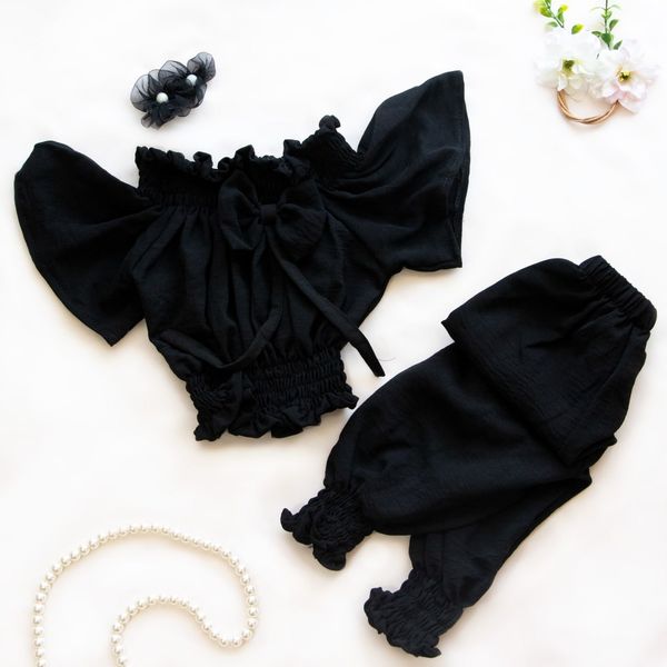 ◾️شومیز شلوار یقه کش دار◾️جنس : ابروبادی