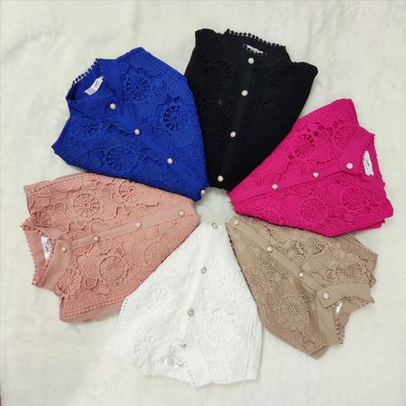 شومیز سینه گیپور