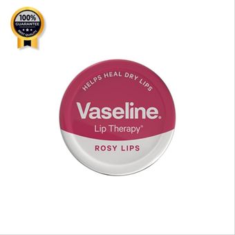 بالم لب کاسه ایی وازلین Vaseline اورجینال مدل Lip Therapy گل رز حجم 20 گرم