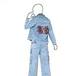 سه تیکه جین بچه گانه