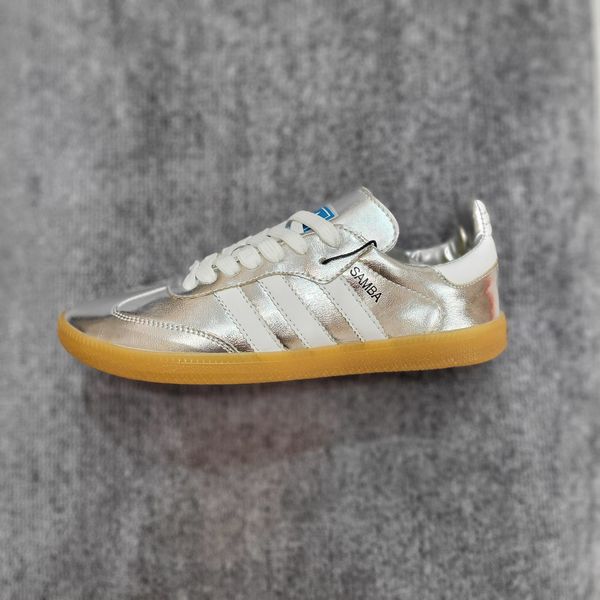 کتونی سامبا نقره ای سیلور وارداتی