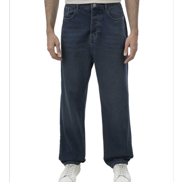 شلوار جین Baggy فاق بلند مردانه کدM17S52406C