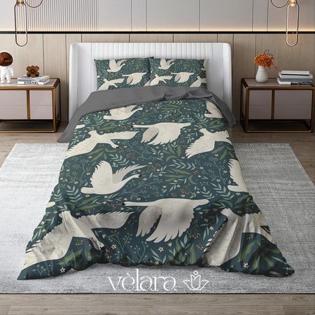 سرویس روتختی پارچه ترک برند ولارا طرح بزرگسال کد R 195