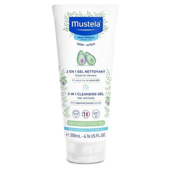 شامپو 2در1 سروبدن کودک آووکادو ماستلا Mustela