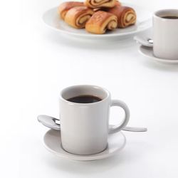 فنجان و نعلبکی قهوه خوری ایکیا مدل DINERA