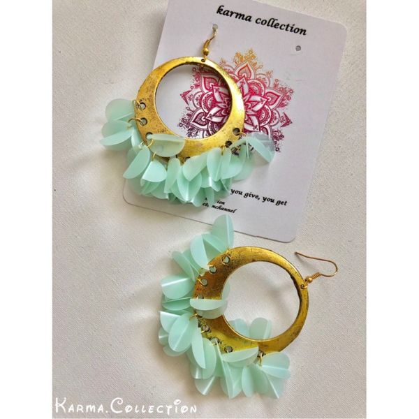 گوشواره سبزآبی