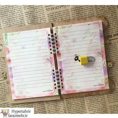 دفتر خاطرات چوبی فانتزی