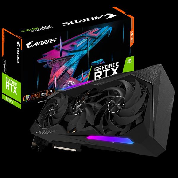 کارت گرافیک گیگابایت آروس مدل Master RTX™ 3070 Ti 8G