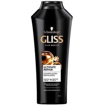 شامپو گلیس Gliss مدل Ultimate Repair ترمیم کننده مو حجم 370 میل