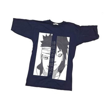 تیشرت آستین کوتاه لانگ(لش) طرح انیمه کد2