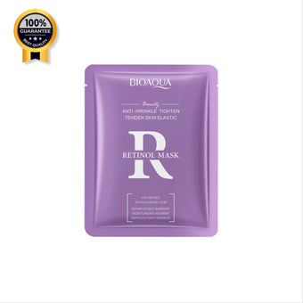 ماسک ورقه ای رتینول بیوآکوا Bioaqua اصلی ضد چروک و سفت کننده پوست