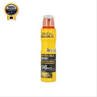 اسپری ضد تعریق مردانه لورآل L'Oréal اورجینال مدل Invincible Sport حجم 250 میل