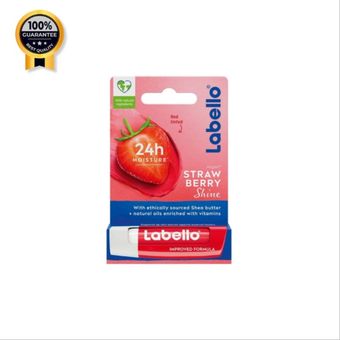 بالم لب لابلو Labello اورجینال مدل STRAWBERRY SHINE حجم 5.5 میل