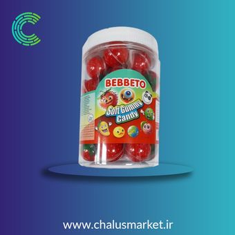 پاستیل مارشملو ببتو Bebbeto سطلی 30 تایی