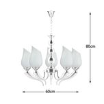 لوستر 5 شعله زیمادور مدل آلیسا کد ZD-S-09