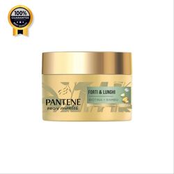 ماسک موی کراتینه قوی پنتن Pantene اورجینال حاوی بیوتین و بامبو مدل Strong & Long حجم 160 میل