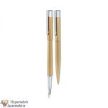جفتی خودکار و خودنویس یوروپن(EUROPEN) مدل اینتر  ENTER رنگبندی ( طلایی - مشکی)