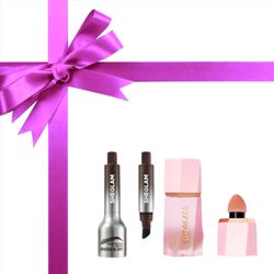 پک آرایشی شیگلم اورجینال هاشور ابرو و رژگونه مایع بسته دو عددی