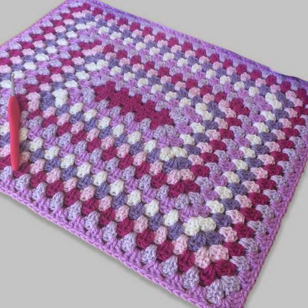 پتو/ شال مبل قلاب بافی مدل ساحل