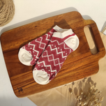 جوراب مچی ژاکارد زنانه طرح زیگزاگ برند روپاپا