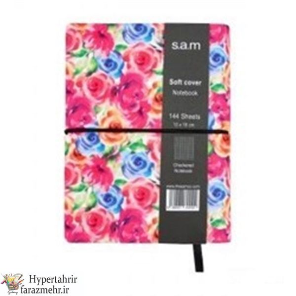 دفتر یادداشت سام ( Sam ) دنزو سایز نیم وزیری 144 برگ 21*16 طرح (پارچه ای-چرمی-پاستلی)