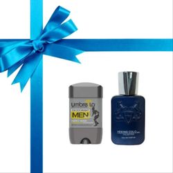 بسته هدیه بهداشتی مام و ادکلن مردانه 2 عددی