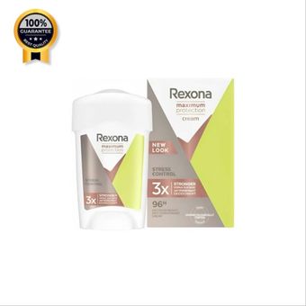 مام کرمی ضد تعریق زنانه رکسونا Rexona اورجینال مدل Maximum Protection Stress Control حجم 45 میل