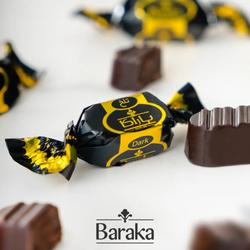 شکلات دوسرپیچ دارک باراکا_کارتن 6 کیلویی