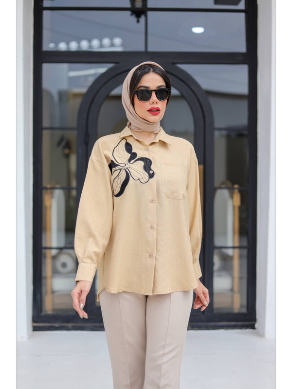 شومیز گل دوورا