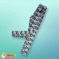 لگ اسپرت کمرگنی ورزشی زنانه فلامنت مدل سیاه سفید کد T.t-008