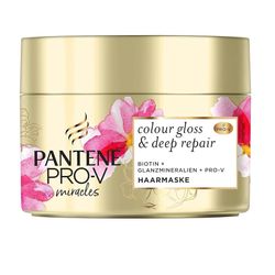 ماسک مو پنتن Pantene مدل Colour gloss & Deep repair حاوی بیوتین و پرو وی حجم 300 میل