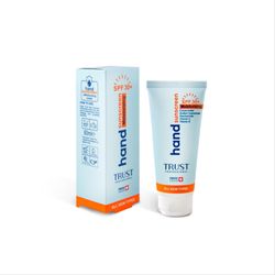 کرم تخصصی دست ضدآفتاب و آبرسان تراست Trust مدل +SPF30 بی رنگ