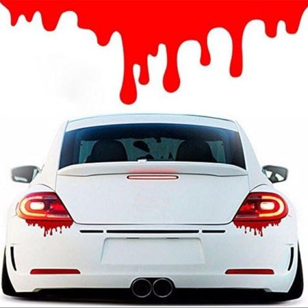 برچسب زیر چراغ خودرو طرح خون کد Blood02