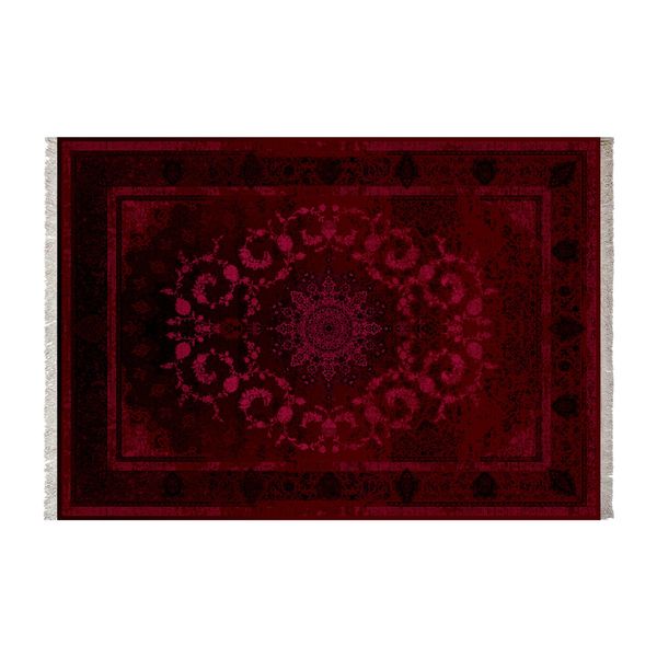 فرش ماشینی زانیس مدل جدید زمینه لاکی