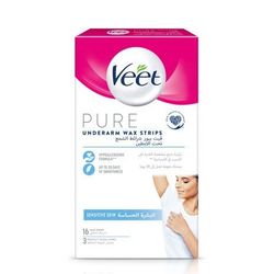 نوار موبر بدن ویت Veet مخصوص پوست حساس بسته 16 عددی