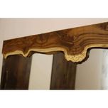 آینه دیواری چوب طبیعی مدل روستیک