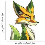 استیکر پارچه و لباس مدل روبی