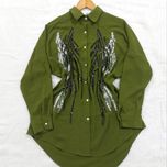 شومیز طرح برگ کد 105