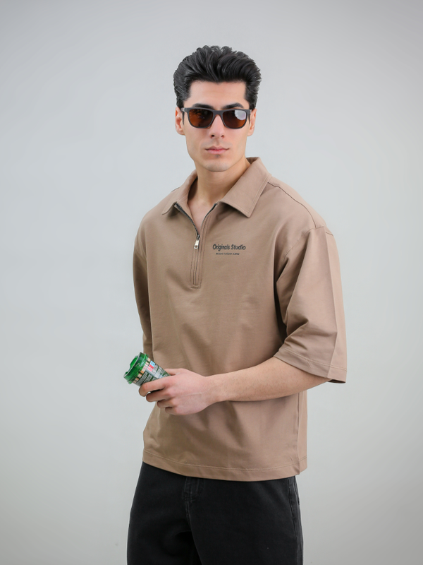 تیشرت یقه دار اورجینال استودیو