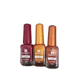 لاک ناخن 3D هدی بیوتی Huda beauty بسته سه عددی کد 02