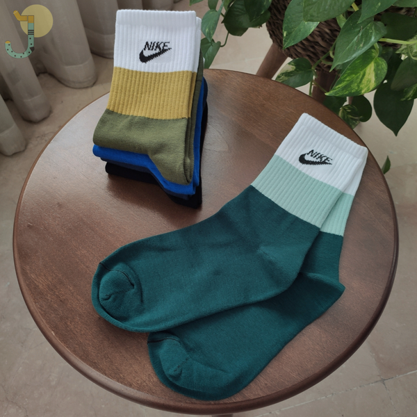 جوراب ساقدار کش انگلیسی یونیسکس طرح نایکی برند دومینو