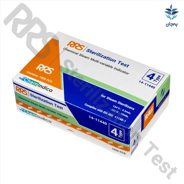 نشانگر شیمیایی بخار تایپ 4 (11440-14 RRS) - جعبه 1000 عددی