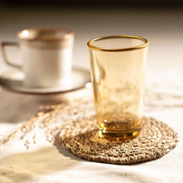 لیوان کنار قهوه مادام کوکو طرح، Chapelle بسته 4 عددی