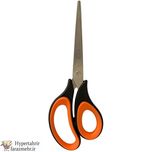 قیچی بیک (BIC ) دسته رنگی  21 سانت گریپ دار رنگبندی (مشکی-طوسی -قرمز-نارنجی )